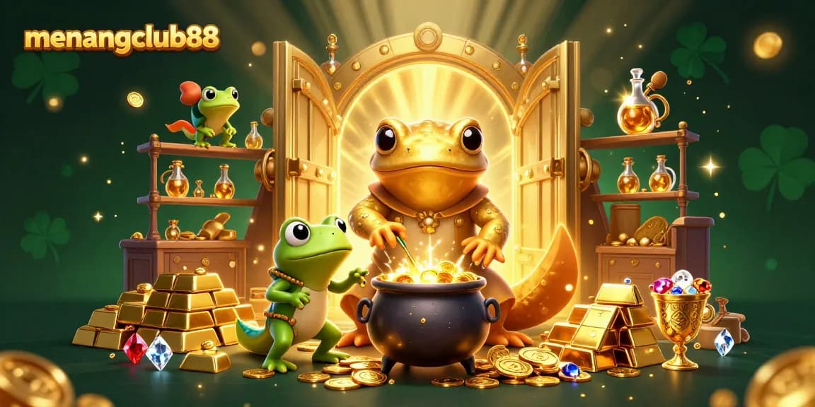 Experience thrilling adventures with menangclub88 while discovering treasures in a vibrant 3D scene.