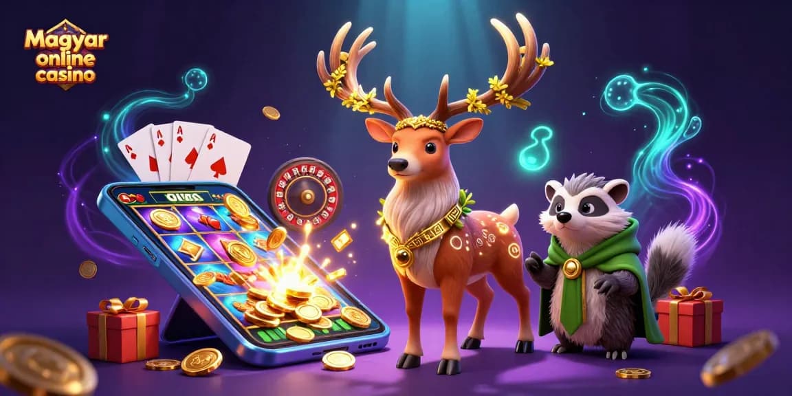 Magyar online casino játékok kipróbálása színes slotokkal és izgalmas nyereményekkel.