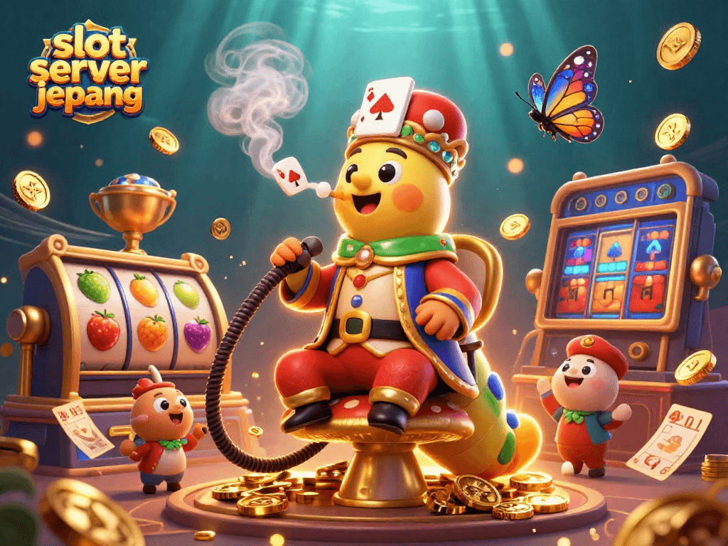 Spin and win at slot server jepang with our vibrant 3D casino illustration.