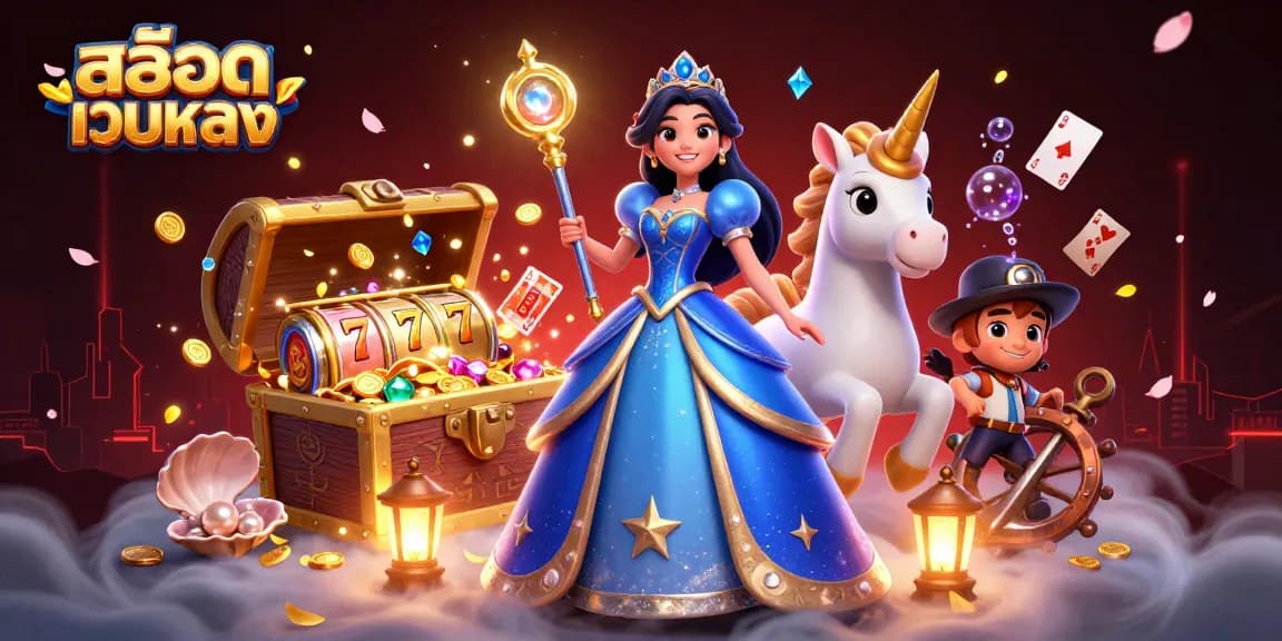 หมุนวงล้อและชนะรางวัลใหญ่กับ สล็อตเว็บตรง ในการผจญภัยคาสิโน 3D มหัศจรรย์ที่เต็มไปด้วยสมบัติ!