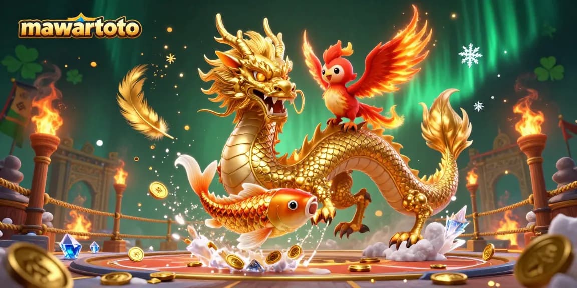 Ma wartoto, bermain slot dengan koin emas dan karakter menarik dalam desain kasino online.