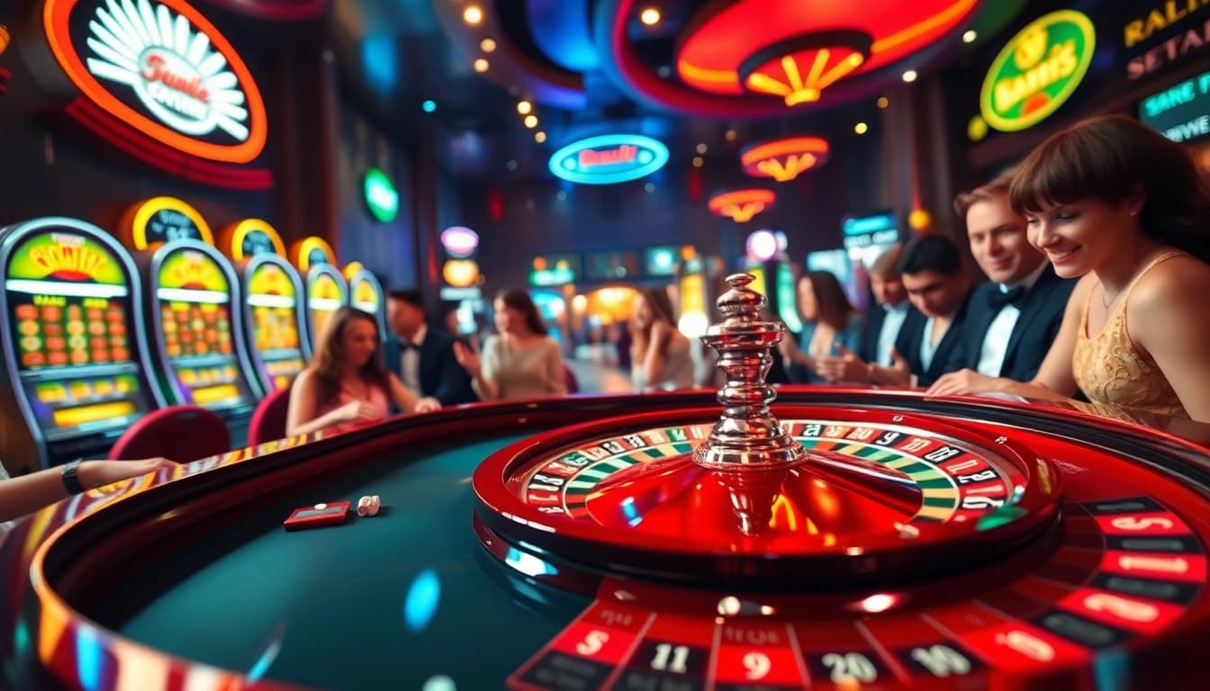 參與 rsg雷神2 遊戲的玩家，在閃耀的賭場中感受緊張的氛圍。