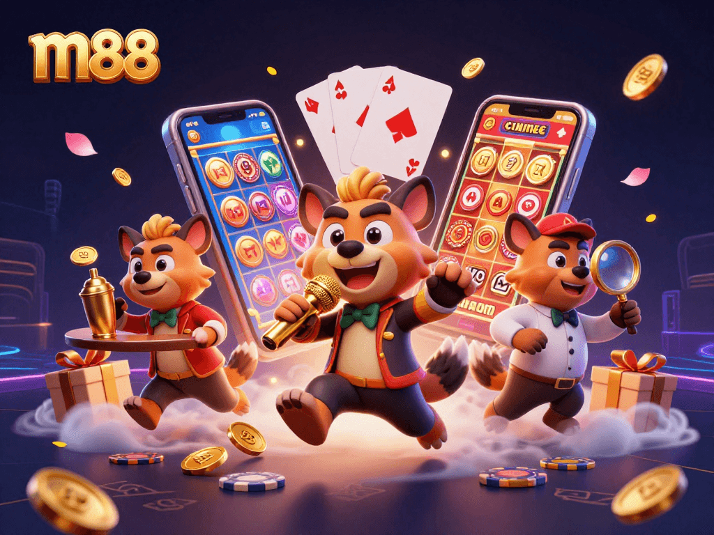 ภาพสนุกสนานของ m88 กับไฮยีน่าในคาสิโนที่ให้บริการเกมคาสิโนออนไลน์