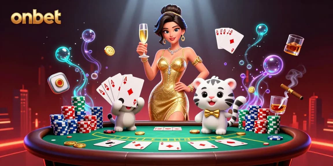 Experience the thrill of onbet's gaming with glamorous themes and rich casino elements.