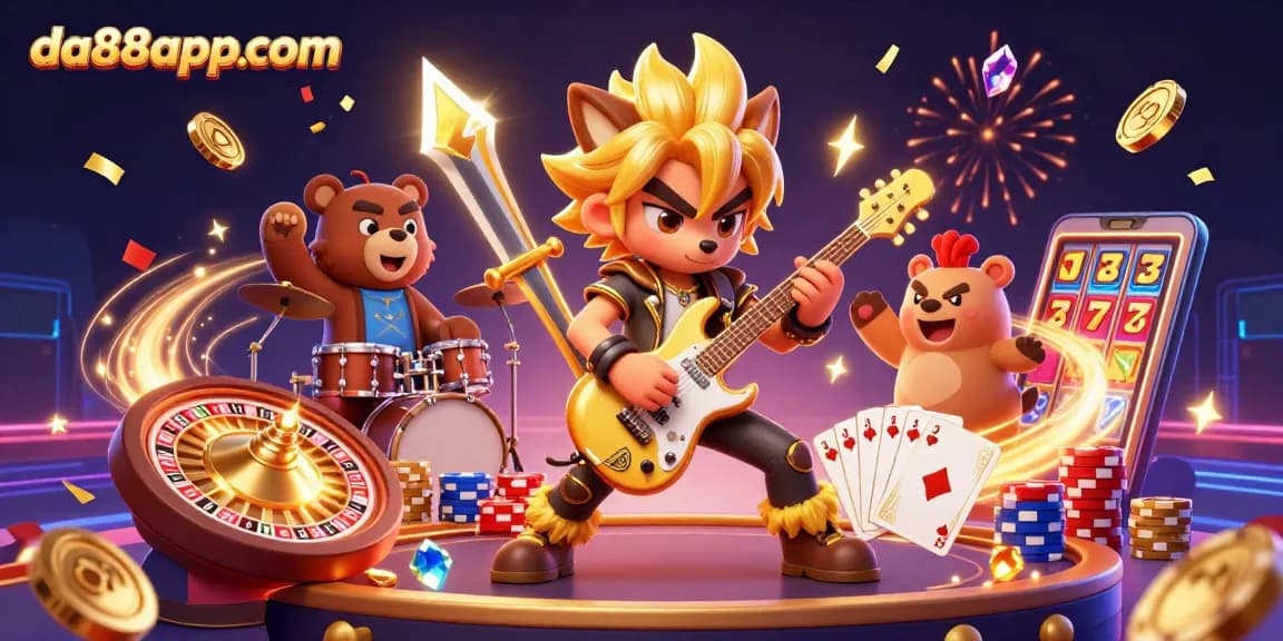 Experience the excitement at da88appcom with dazzling gaming action featuring stunning characters and dynamic casino elements.