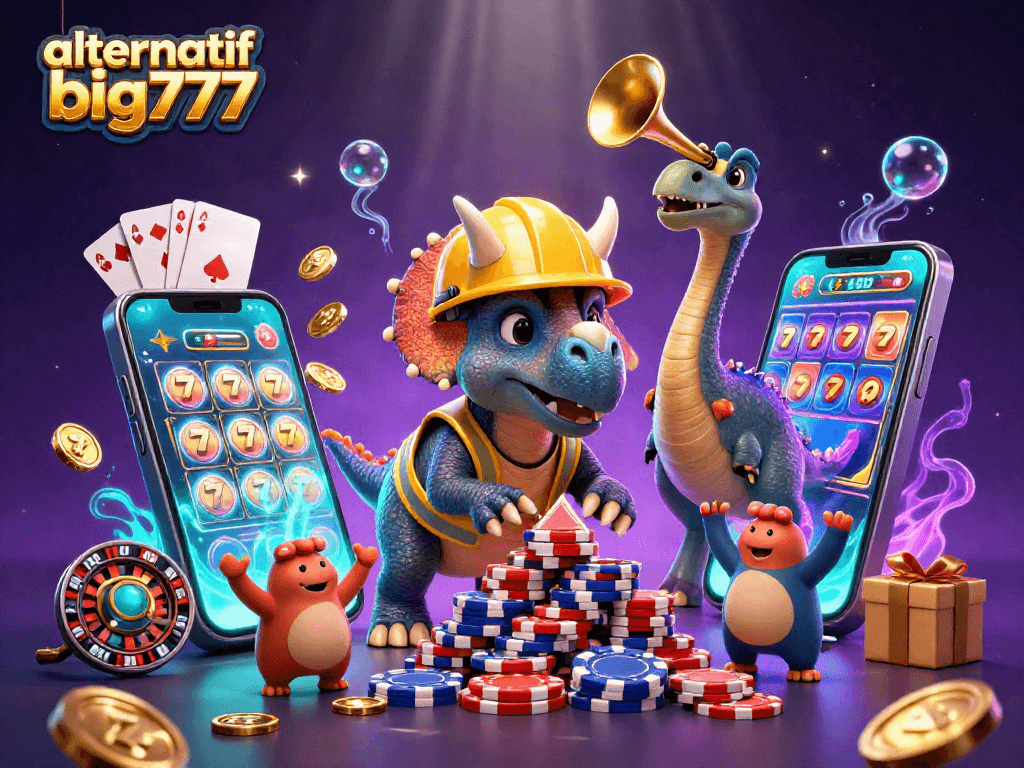 Bermain alternatif big777 dengan triceratops membangun chip poker dan dipenuhi elemen kasino menarik.