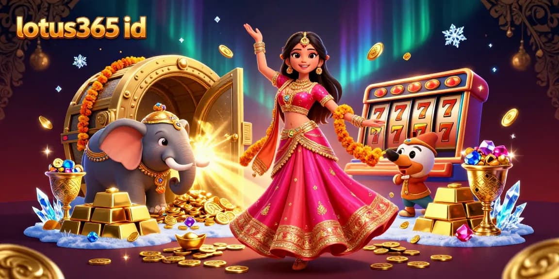 Engage with the vibrant lotus365 id scene, where colorful characters celebrate casino excitement.