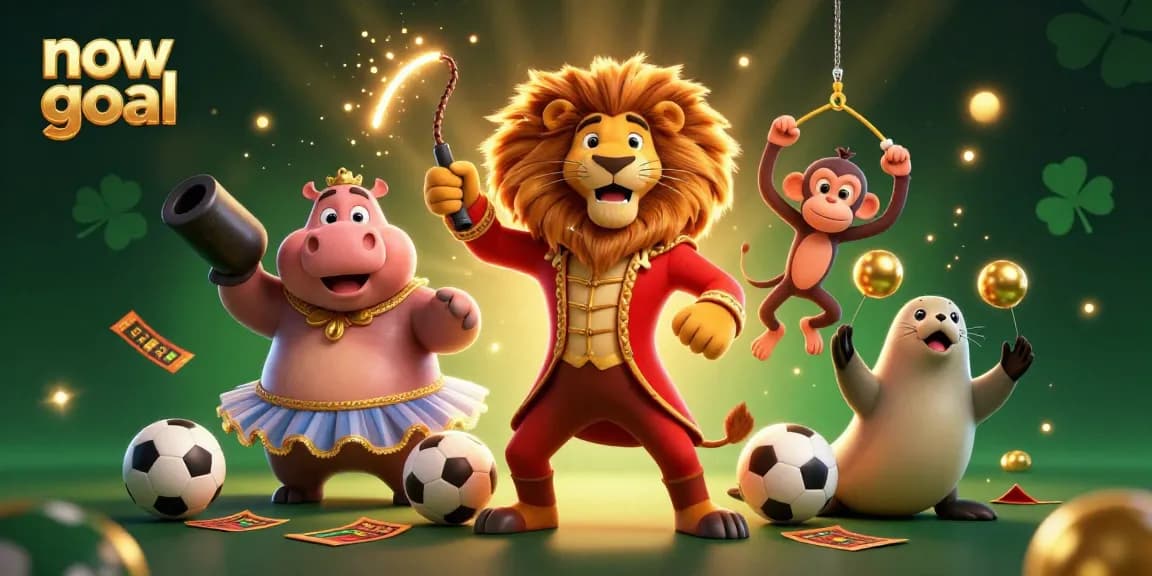 Betting on sports scores with now goal dynamic characters in a vibrant casino setting.