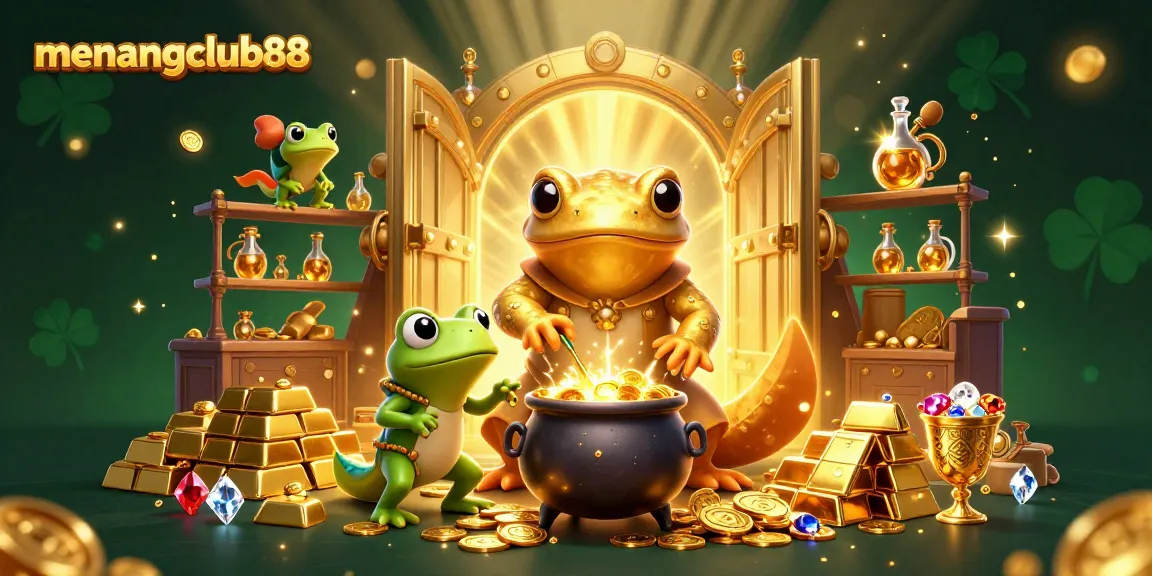 Experience thrilling adventures with menangclub88 while discovering treasures in a vibrant 3D scene.