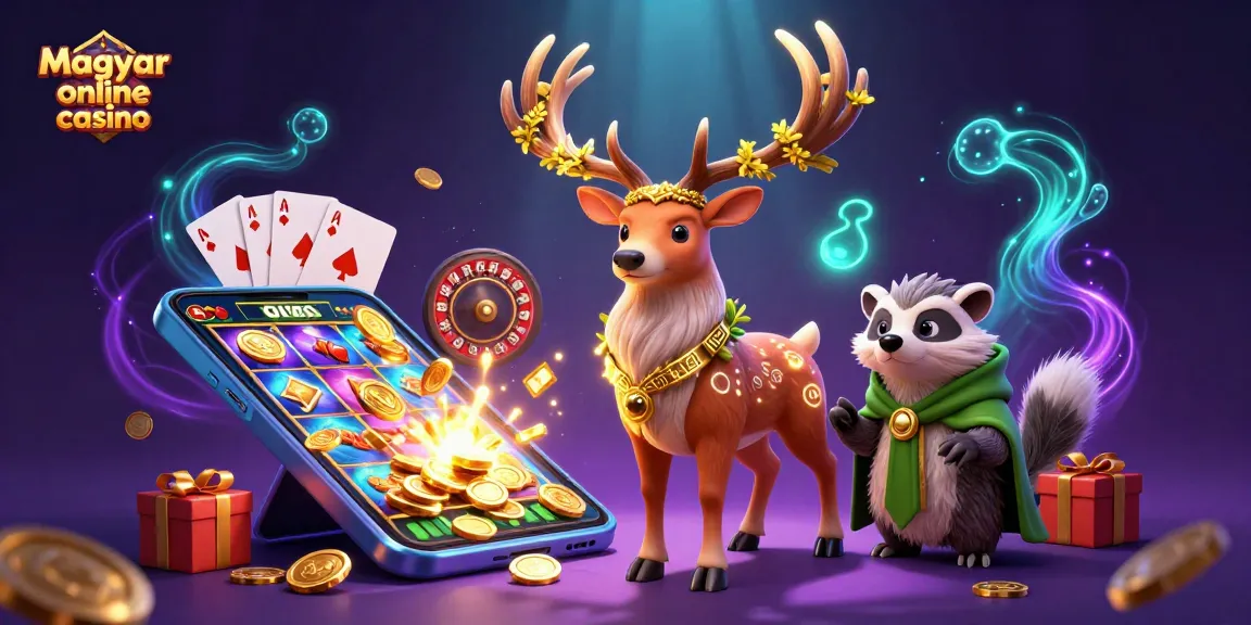 Magyar online casino játékok kipróbálása színes slotokkal és izgalmas nyereményekkel.