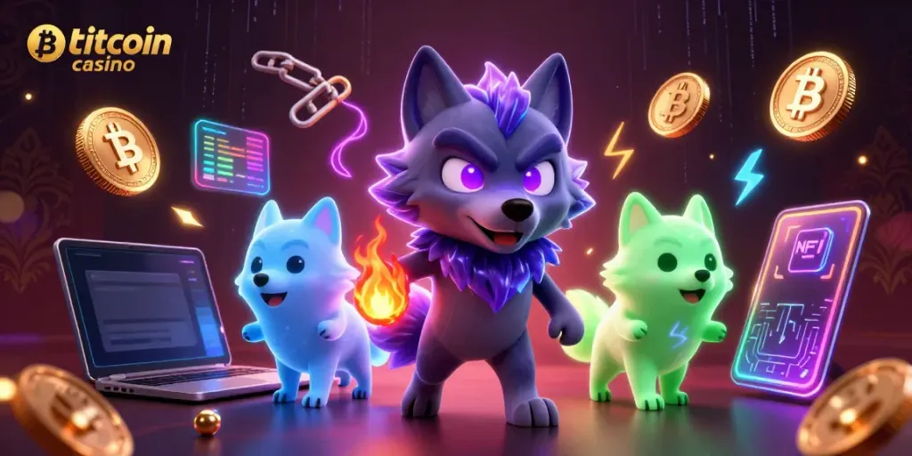 Experience thrilling gameplay at our bitcoin casino with exciting crypto elements and vibrant 3D art.