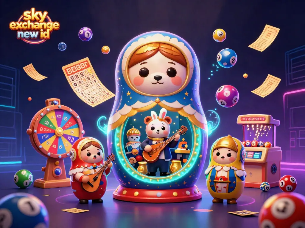 Create your dream experience with a sky exchange new id, featuring casino elements and vibrant characters.