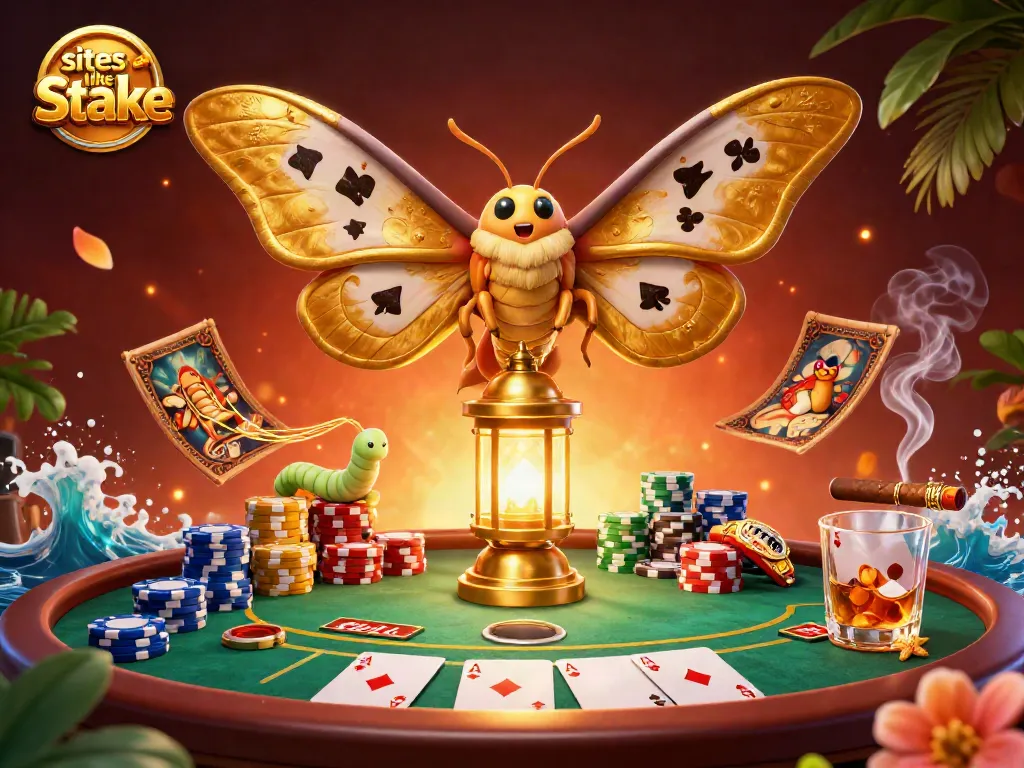 Join the action at sites like stake with vibrant poker scenes featuring unique characters and game elements.