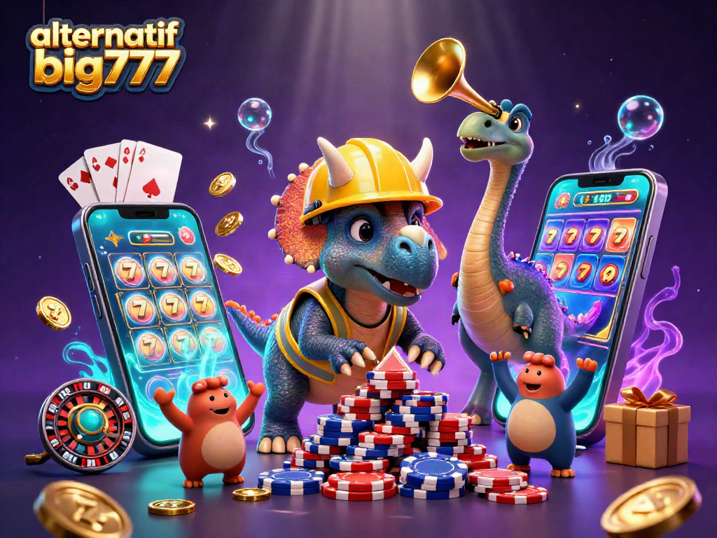 Bermain alternatif big777 dengan triceratops membangun chip poker dan dipenuhi elemen kasino menarik.