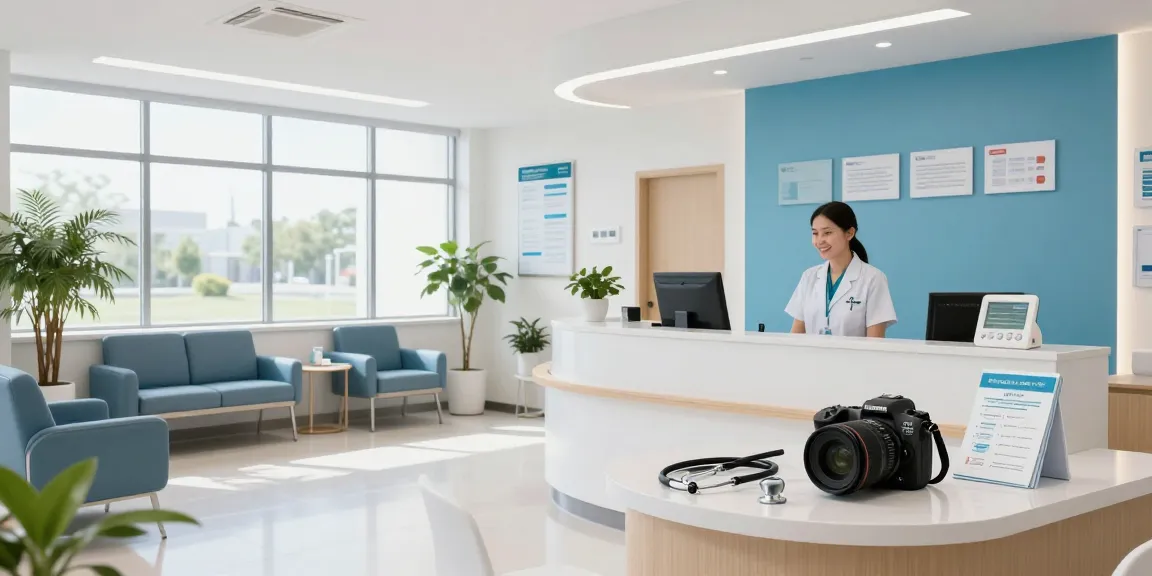 David Hoffmeister reviews in a health clinic focusing on compassionate patient care.