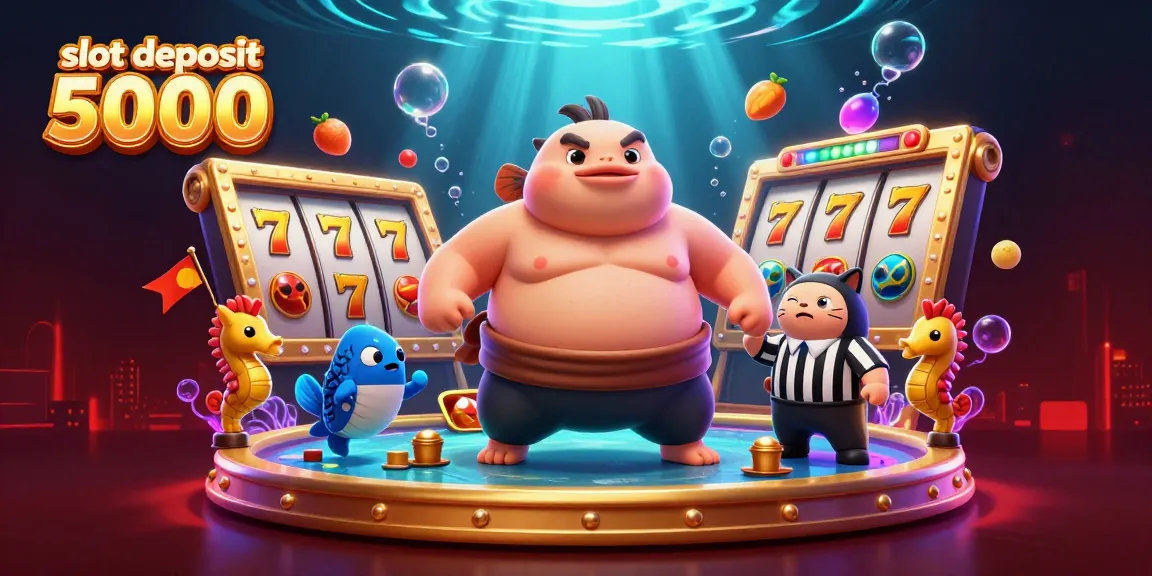 Permainan slot deposit 5000 yang menghibur dengan banyak simbol dan elemen keberuntungan.