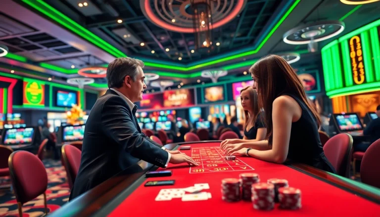 에볼루션 라이브 카지노 게임을 즐기는 플레이어와 딜러의 상호작용 모습