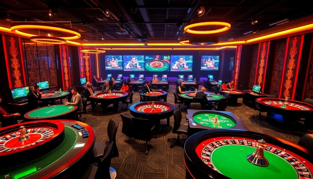 에볼루션 온라인 카지노에서 플레이어와 딜러가 함께하는 생동감 넘치는 모습