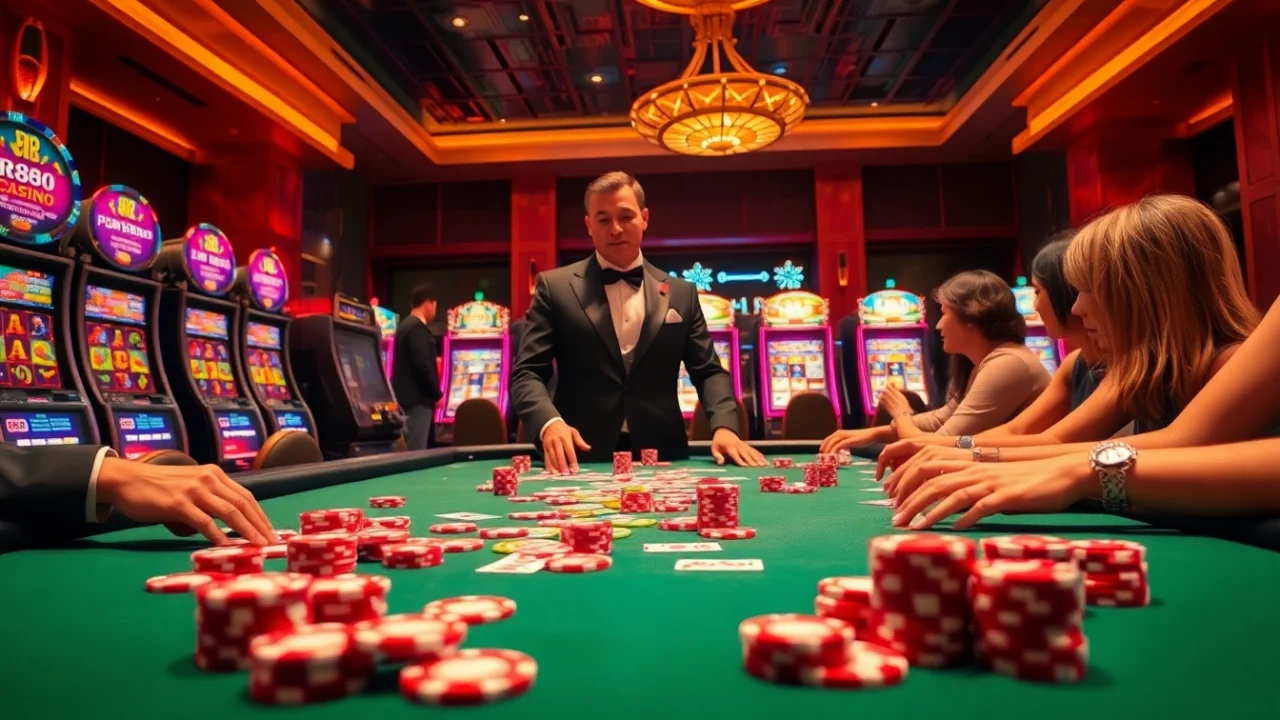 Experience the excitement at RR88 Casino with thrilling games and vibrant betting action.